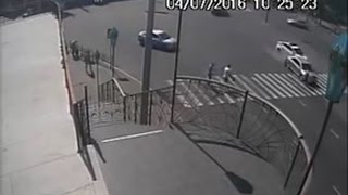 Патрульная полиция берет на таран. ДТП Сумы 04.07.2016