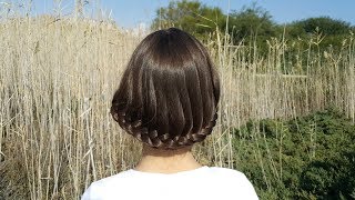 Каре из длинных волос, без ножниц // Short hair without scissors