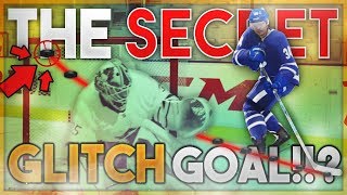 THE SECRET PUCK ON A STRING GLITCH GOAL (NHL 18)