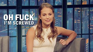 alicia vikander | funny moments