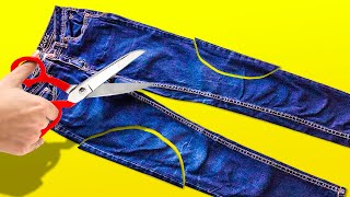 청바지 아이디어와 공예 || 재활용 및 재사용 DIY