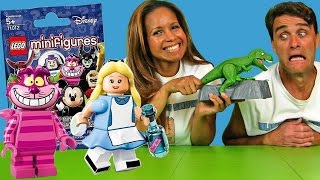 Disney Lego Minifigures + Dino Meal Game !  || Blind Bag Show Ep38 || Konas2002