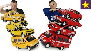 Машинки Челлендж Кто больше и быстрее поставит машинок? Cars Toys Challenge