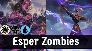 BEWARE THE ZOMBIE HORDE!! Esper Zombie Deck (Oketra, Gleaming Overseer, Liliana) | MTG Arena