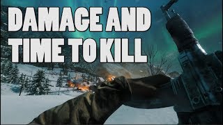 Battlefield 5's Damage and Time to kill (Info!)