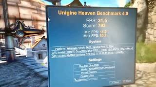 Тесты FurMark Heaven Benchmark 4 0 gtx 650Ti 1gb