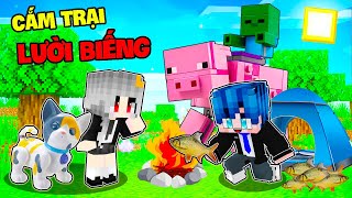 PHONG CẬN SAMMY CẮM TRẠI SIÊU LƯỜI BIẾNG BẰNG NGƯỜI MÁY CỰC HIỆN ĐẠI TRONG MINECRAFT