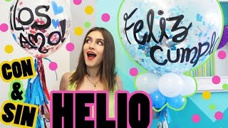 GLOBOS CONFETTI GIGANTES DECORADOS | ¡CON Y SIN HELIO! | SUSIDEAS?
