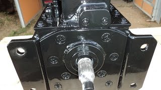 Самодельная 2-х ступенчатая КПП для гидропривода трактора.