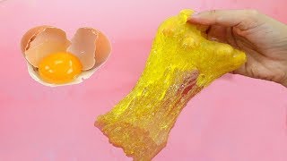 EGG SLIME ? SCHLEIM aus einem EI ohne Kleber und Peel Off Maske