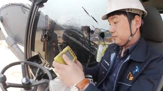탑콘굴삭기레벨 레이져설치 X 32 LS B10W