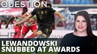 Lewandowski snubbed at lastest global soccer awards