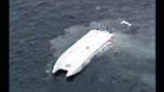 King of Shaves Class 1 Powerboat Crash