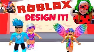 Design it ROBLOX Nikol против DAMON / Девочки против Мальчиков / Летсплей РОБЛОКС с Николь геймер