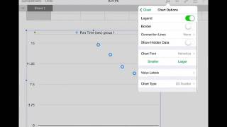 Creating A ScatterPlot in Numbers