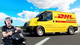 КУПИЛ ФУРГОН DHL - БУДЕМ ДРИФТИТЬ! FORZA HORIZON 3 + РУЛЬ