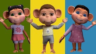 Five Little Monkeys Jumping on the Bed | Nursery Rhymes Collection | Nursery Rhymes
