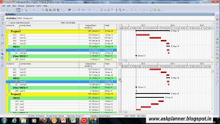 How to view two Projects at a time in Primavera P6 || dptutorials