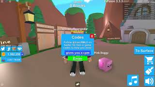 43 SECRET CODES IN MINING SIMULATOR - roblox