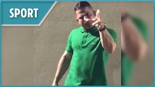 Angry Miami football fan calls out Millwall firm