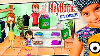 СМЕШНОЕ ВИДЕО ДЛЯ ДЕТЕЙ Новый игровой мультик ПРО МАГАЗИНЫ детская игра My PlayHome Stores