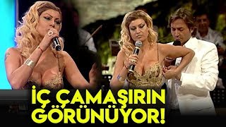 Popstar Mehtap Giydiği Elbisenin Dekoltesi Armağan Çağlayan'ın Diline Düştü!