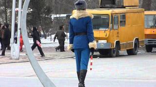 Lovely North Korean Traffic Girl
