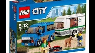 Обзор LEGO CITY 60117 Фургон и дом на колёсах