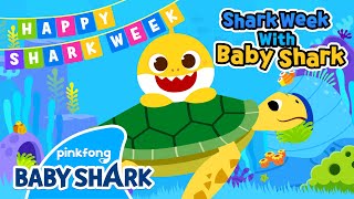 Baby Shark and Sea Turtles | Shark Week with Baby Shark 