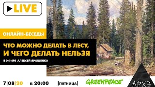 Онлайн-беседа "Что можно делать в лесу, и чего делать нельзя" в рамках проекта "Лесной вопрос"