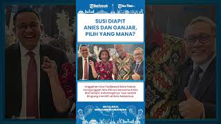 SHORT | Susi Pudjiastuti Bikin Geger Berfoto Bareng 2 Kandidat Terkuat Pilpres 2024