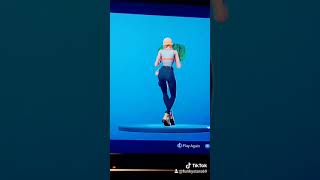 AURA SKIN *THICC* CHEER UP EMOTE FORTNITE ITEM SHOP PLAYSTATION NINTENDO SWITCH TIK TOK