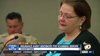 Insurance agent sentenced for scams