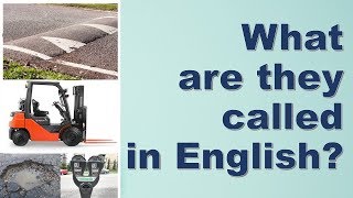 Traffic and Transportation Vocabulary in English with pronunciation