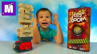 Дженга Бум играем в игру строим башню на бомбе Jenga Boom