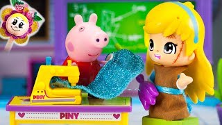 ? PINYPON ET PEPPA PIG! Cendrillon ne veut pas être princesse, elle veut dessiner à l'institut PINY