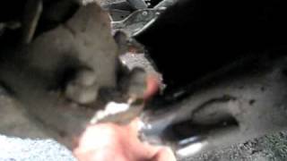 Broken lower control arm