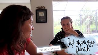 JEJ PIERWSZY FILM OSIĄGNĄŁ JUŻ 100 TYSIĘCY WYŚWIETLEŃ!