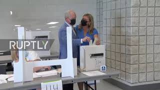 Canada: Conservative leader Erin O'Toole votes in snap election in Ontario