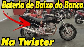 Adaptação Bateria da Twister de baixo do Banco ficou top