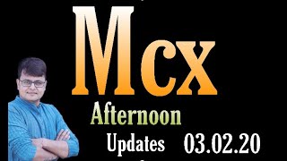 MCX UPDATES - CRUDE OIL,NATURAL GAS,GOLD,SILVER-3 February 2020