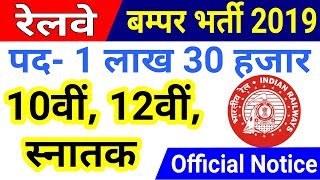 RRB 130000 Vacancy 2019 | RRB NTPC Upcoming Vacancy 2019 | Syllable, Recruitment, Bharti, GovtJobs