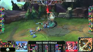 RMU vs UConn - Game 2 - NA Collegiate Championship 2015 Day 1 - League of Legends Full Game