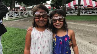 Kids at Saratoga with West Point Thoroughbreds