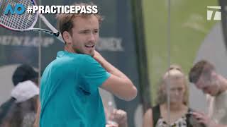 Practice Pass: Daniil Medvedev at the 2020 Australian Open