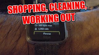 Shopping, Cleaning, Workout