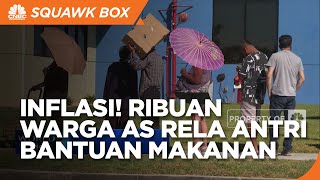 Ribuan Warga AS Rela Antri Dapatkan Bantuan Makanan