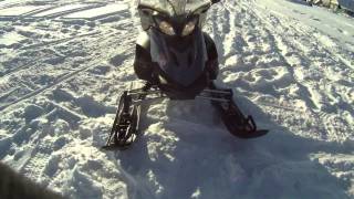 SnowMobile Yamaha RS Venture TF test drive снегоход тест драйв