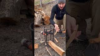 Easy Way To Split Kindling ???? #shorts