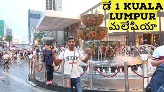 Day 1 in Kuala Lumpur || Petronas towers || Alor night market